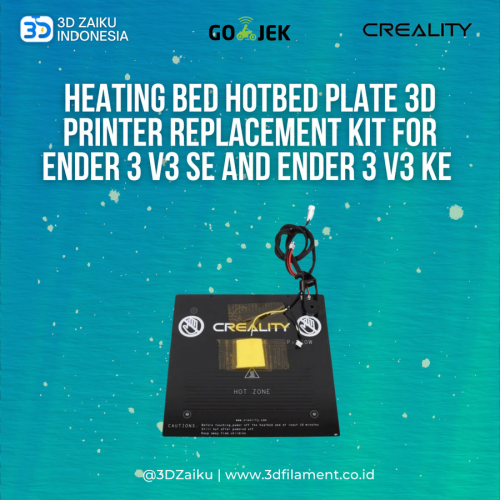 Creality Ender 3 V3 SE and Ender 3 V3 KE Heating Bed Hotbed Plate 3D Printer Replacement Kit